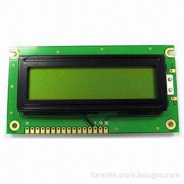 Dot-matrix LCD Module with 16 x 1 Pixels and 61.5 x 16mm Viewing Area